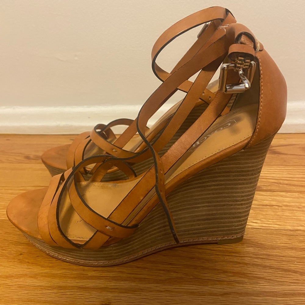 Coach wedge heels